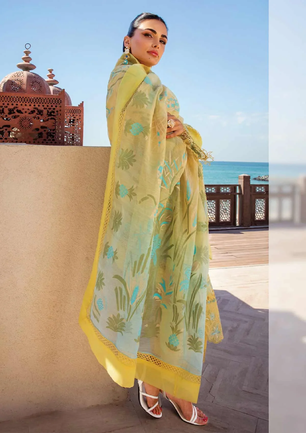 Rang Rasiya Yellow Luxury Lawn Collection Replica - Image 2