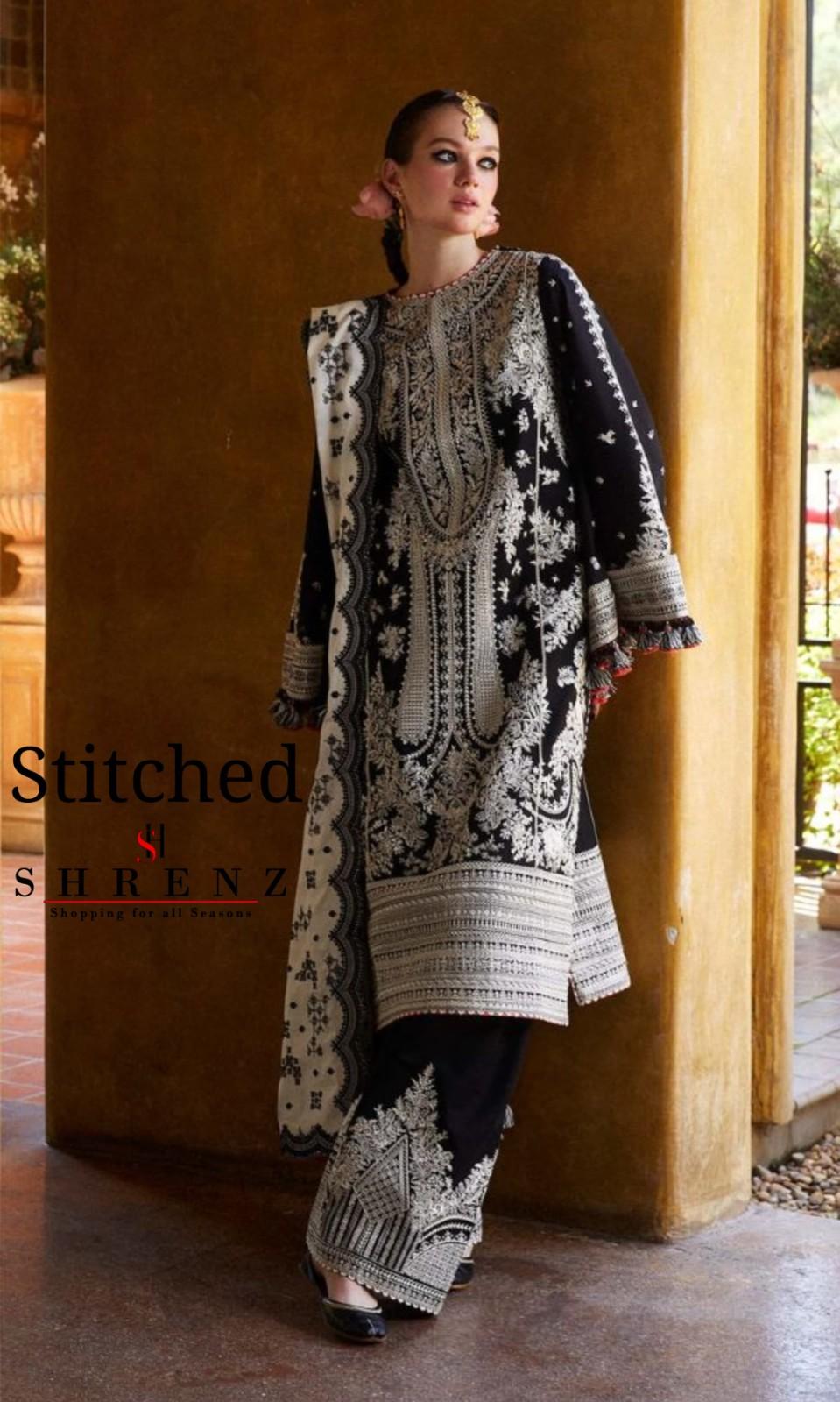 Shrenz 3 Piece Stitched Lawn Pret Collection