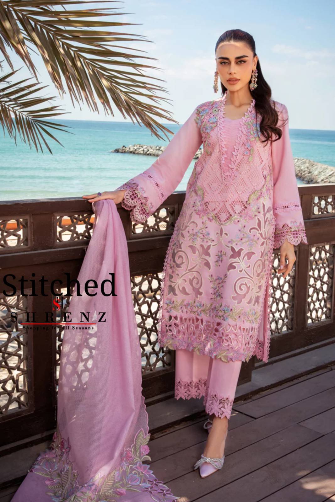 Shrenz 3 Piece Stitched Lawn Pret Collection