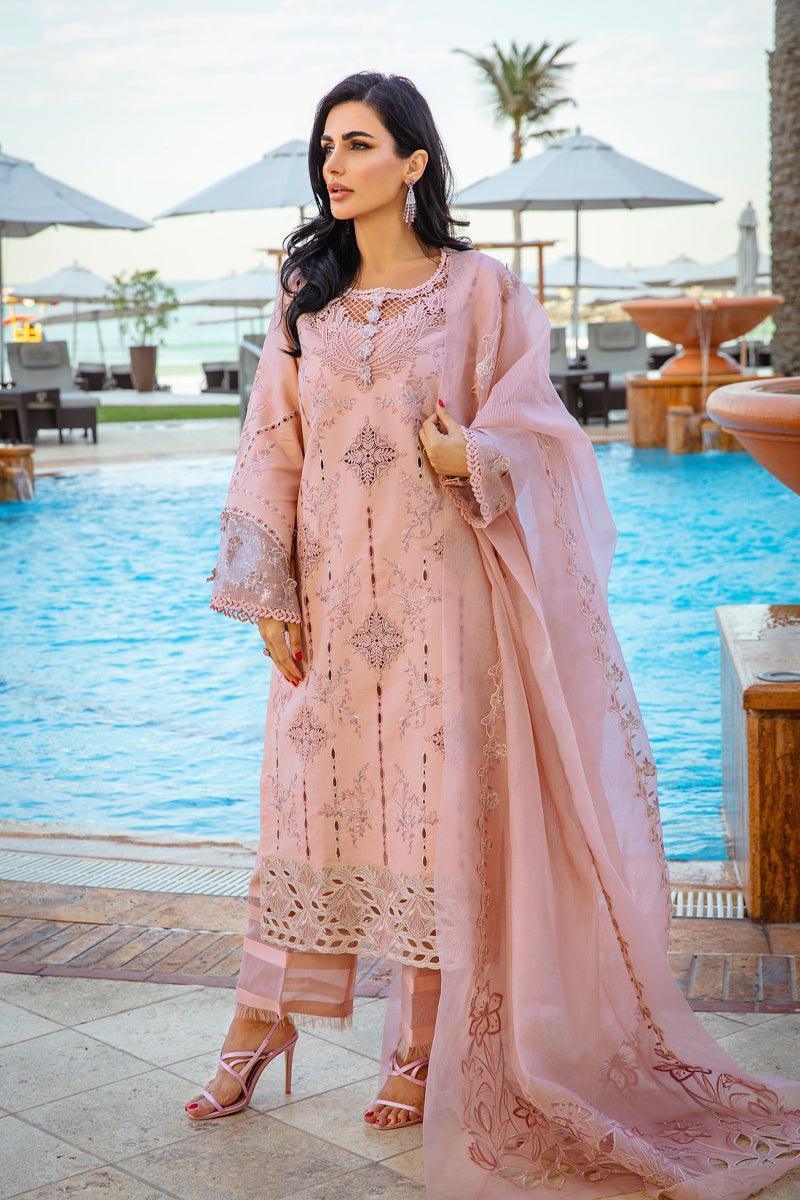 Rang Rasiya Pink Luxury Lawn Collection Replica