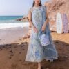 Crimson Blue Luxury Lawn Collection Replica