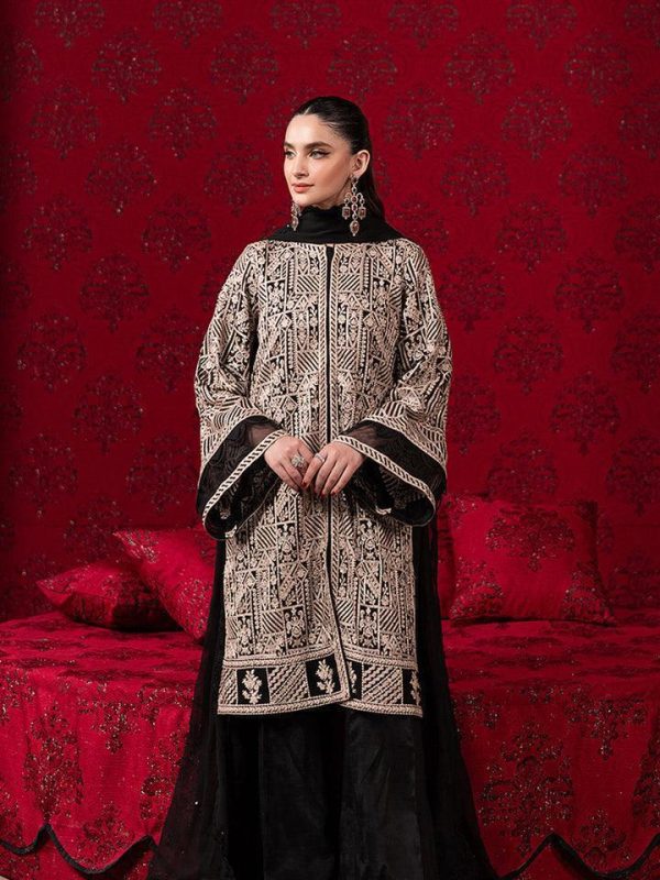 Azure Jet Black Formal Collection Chiffon Replica