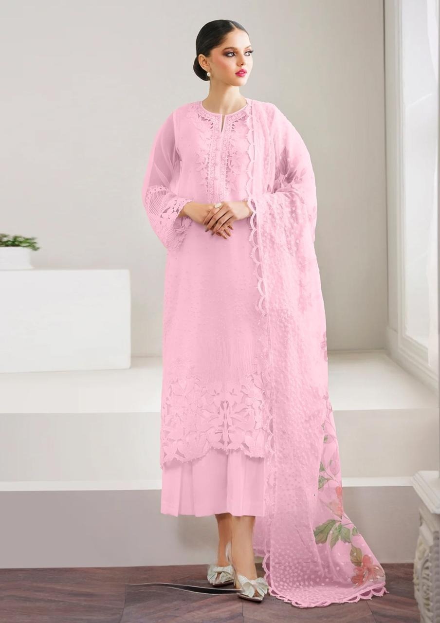 Baroque Pink Formal Collection Organza Replica