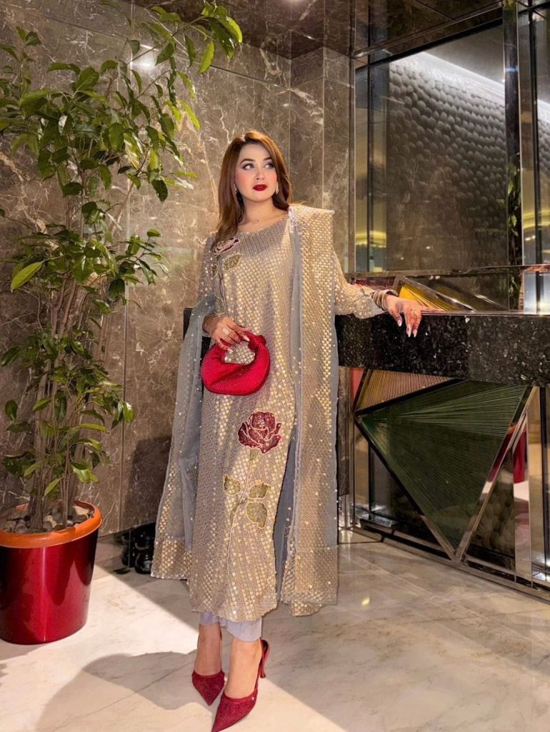 Nureh Grey Formal Collection Chiffon Replica - Image 9