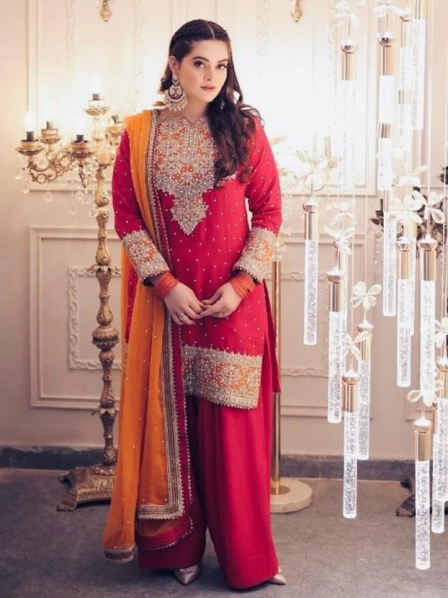 Haseen’s Pink  Formal Collection Chiffon Replica