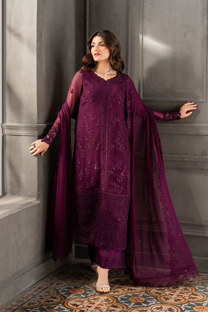 Azure Burgundy Formal Collection Chiffon Replica