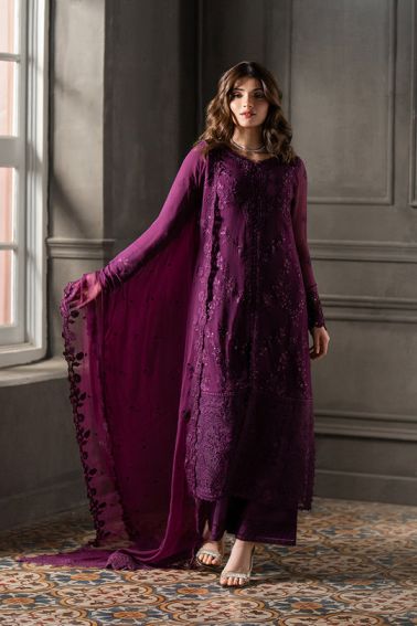 Azure Burgundy Formal Collection Chiffon Replica - Image 2