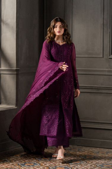 Azure Burgundy Formal Collection Chiffon Replica - Image 3