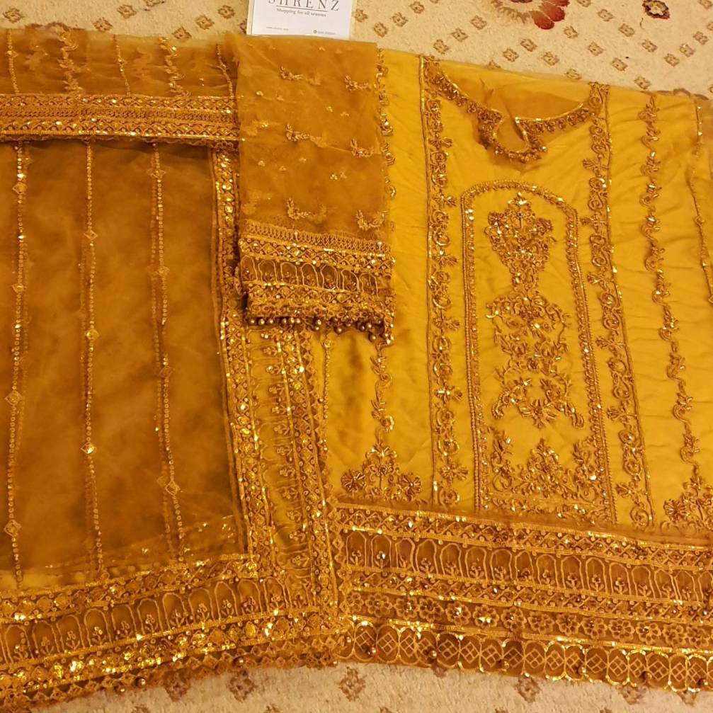Mushq Opium Mehndi Formal Collection Net Replica - Image 2