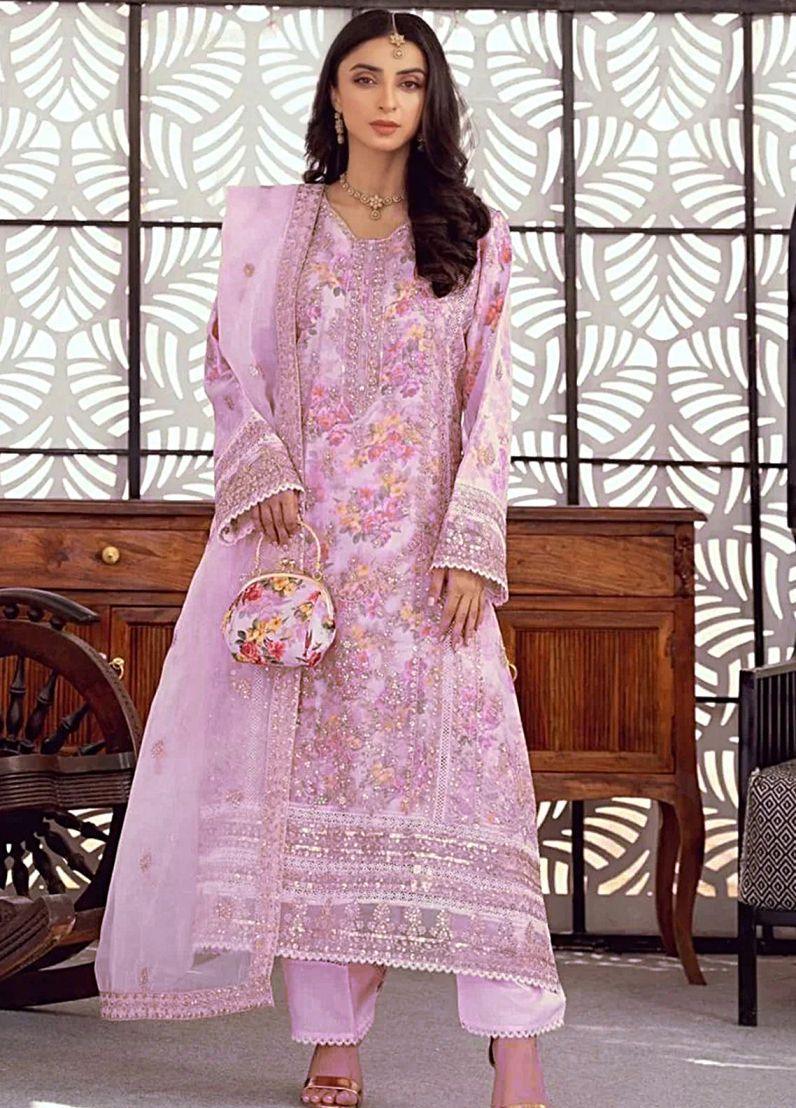 Shrenz Pink Formal Collection Organza Replica