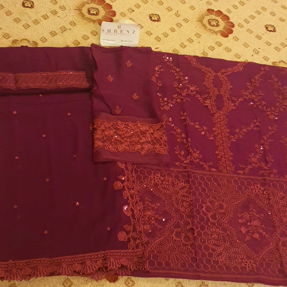 Azure Burgundy Formal Collection Chiffon Replica - Image 6