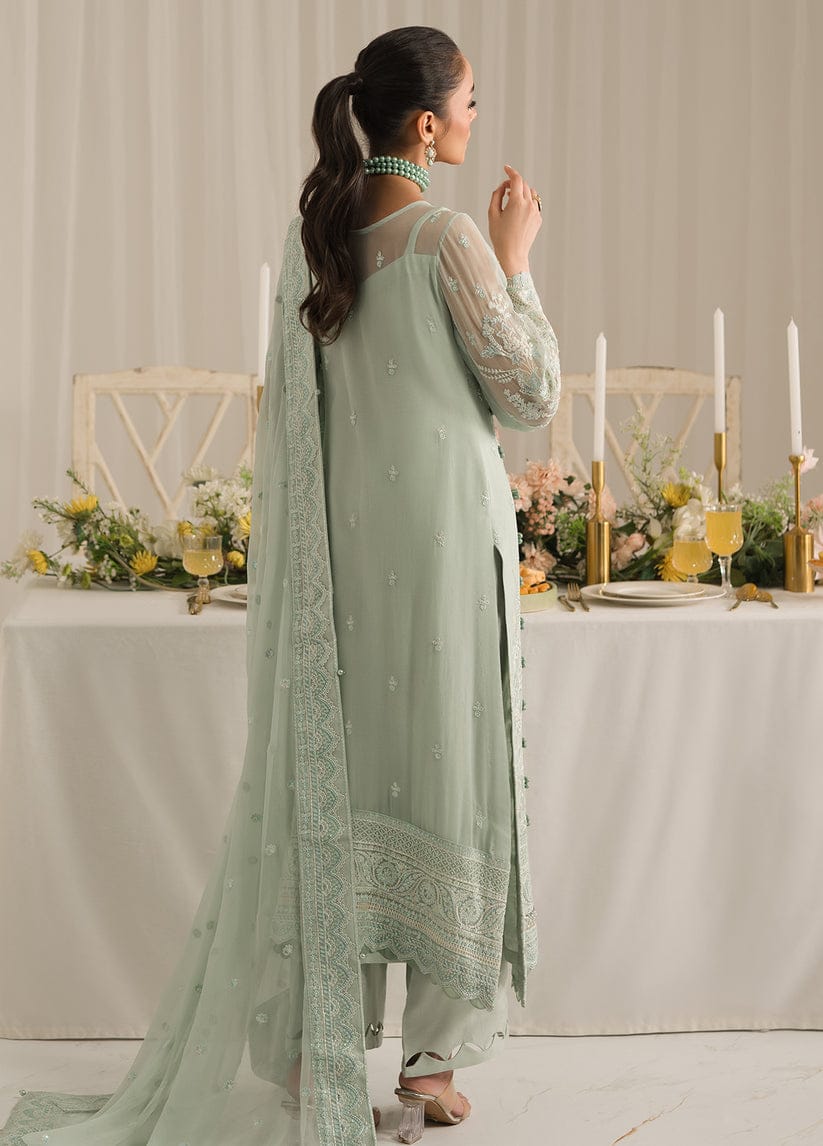 Gulaal Pistachio Formal Collection Chiffon Replica - Image 3