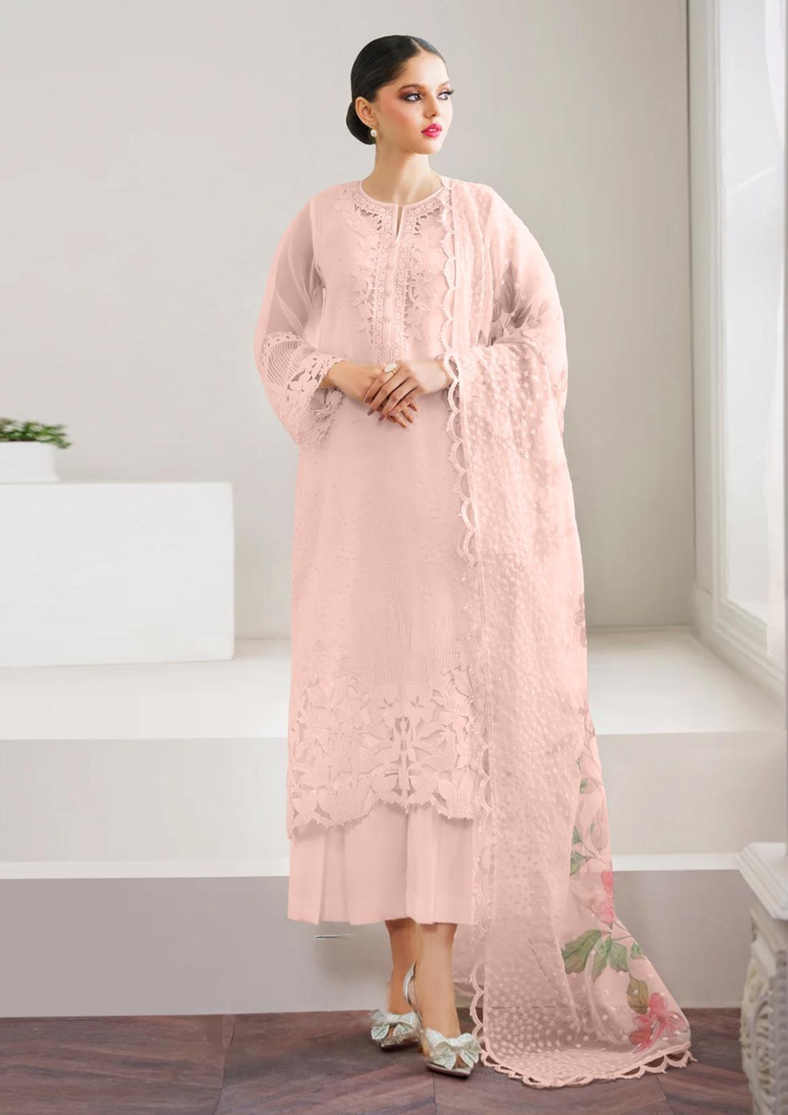 Baroque Peach Formal Collection Organza Replica