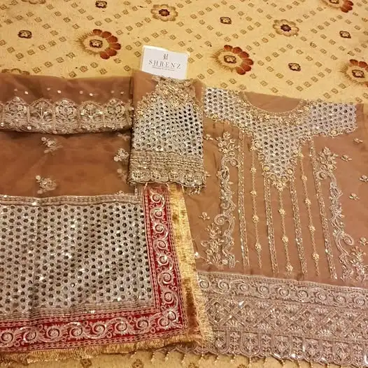 Imrozia Brown Formal Collection Net Replica - Image 5