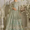 Elaf Seagreen bridal Collection Organza Maxi Replica