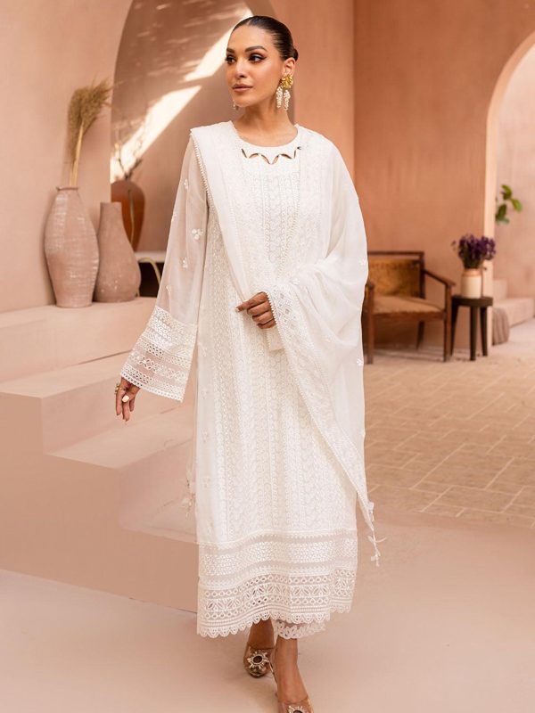 Maryum White Formal Collection Chiffon Replica
