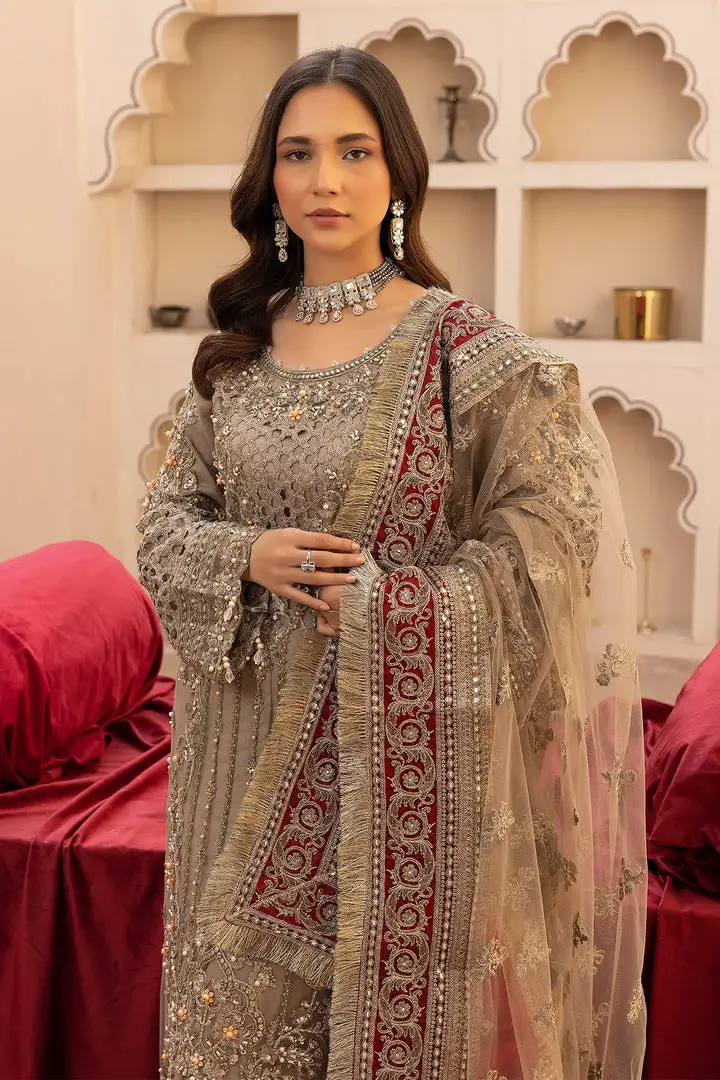 Imrozia Brown Formal Collection Net Replica - Image 3