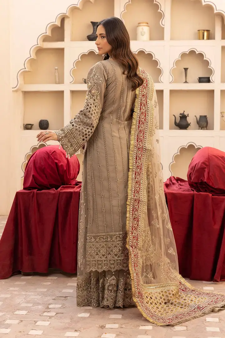 Imrozia Brown Formal Collection Net Replica - Image 4