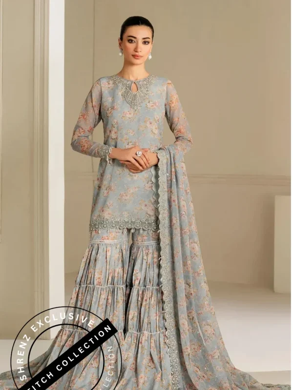 Shrenz 3 Piece Stitched Lawn Pret Collection
