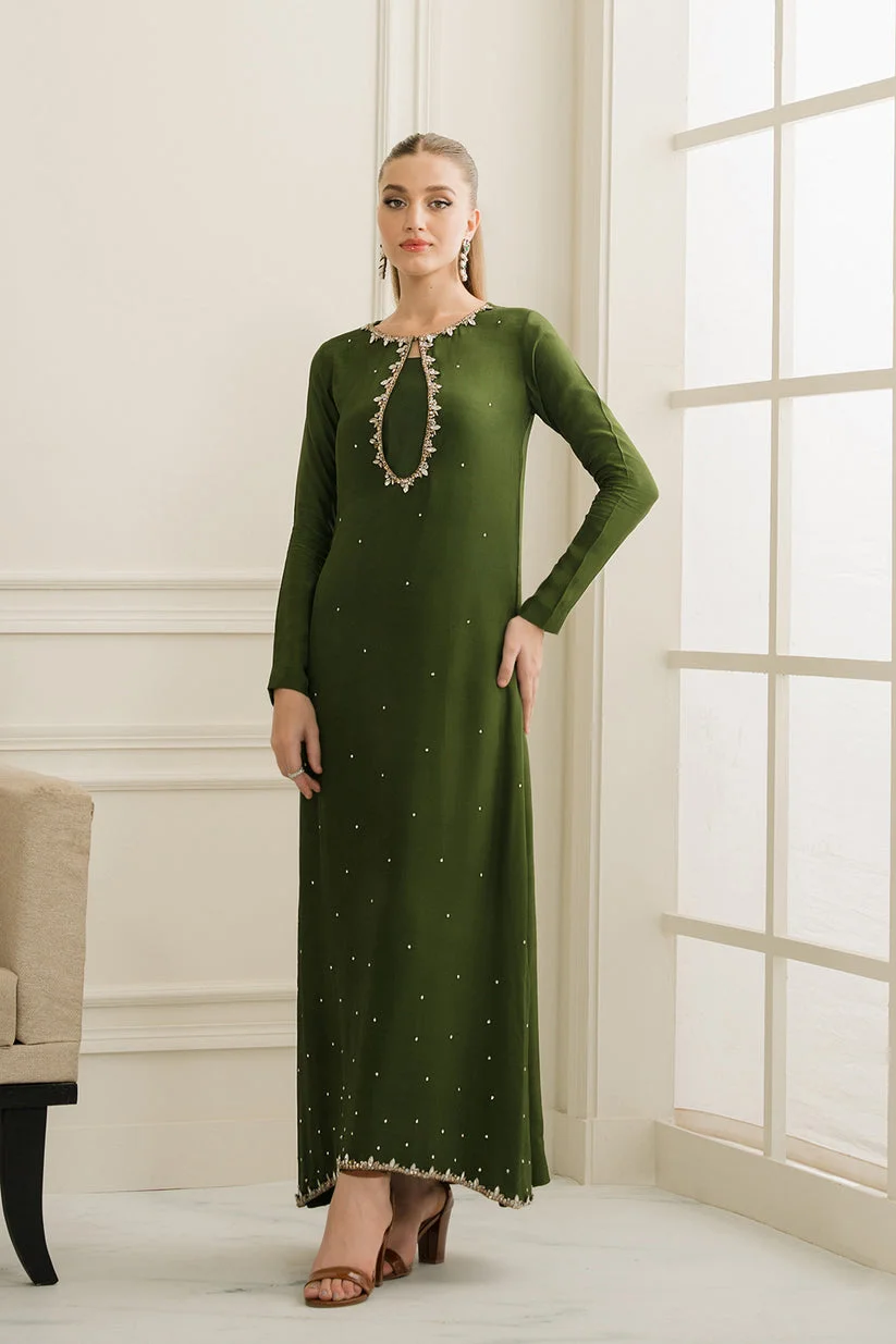 Lulusar Mehendi Silk Collection Replica