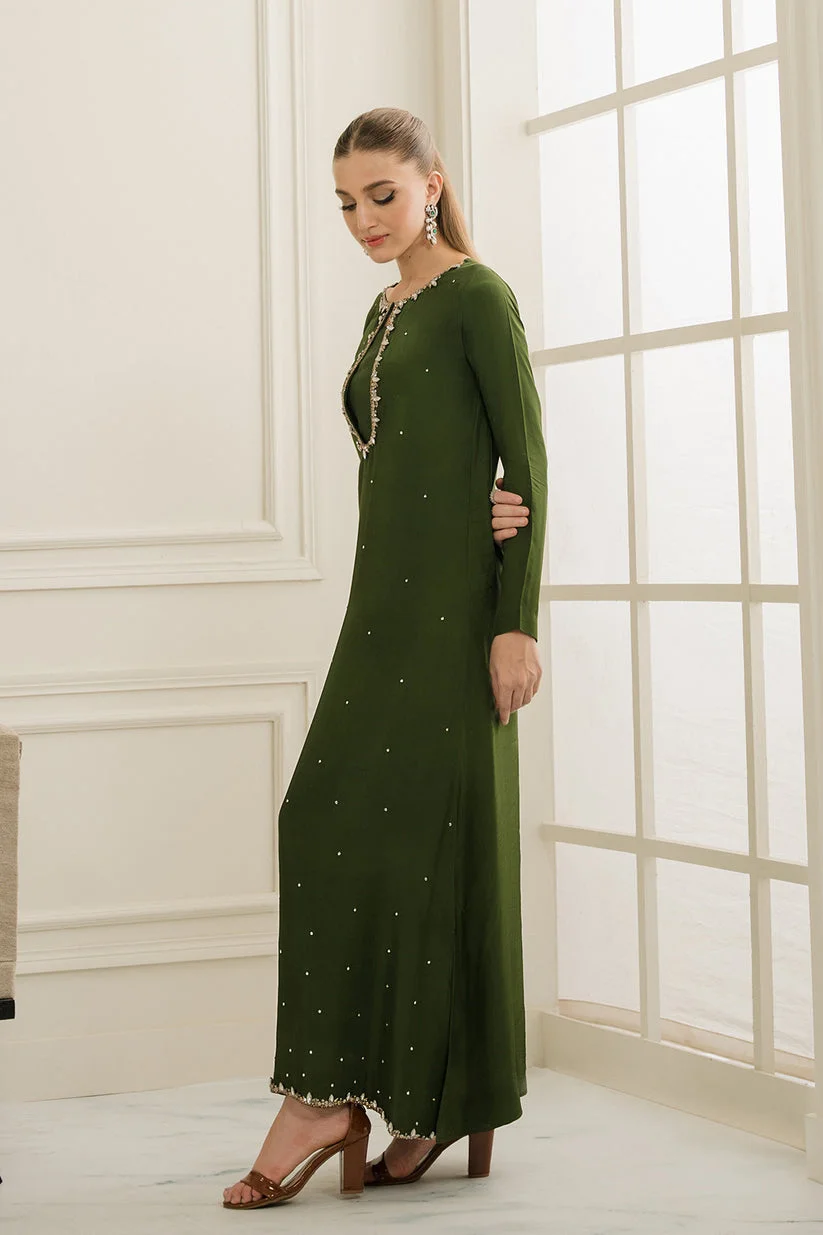 Lulusar Mehendi Silk Collection Replica - Image 2