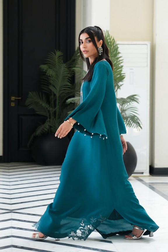 Lulusar Zinc Blue Formal Collection Silk Replica - Image 3