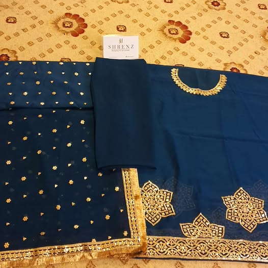 Jazmin Zinc Blue formal Collection Chiffon Maxi Replica - Image 3