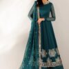 Jazmin Zinc Blue formal Collection Chiffon Maxi Replica
