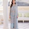 Kanwal Malik Sky Blue Formal Collection Net Replica