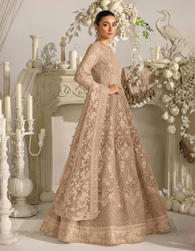 Alternative view of Elaf Skin bridal Collection Organza Maxi Replica