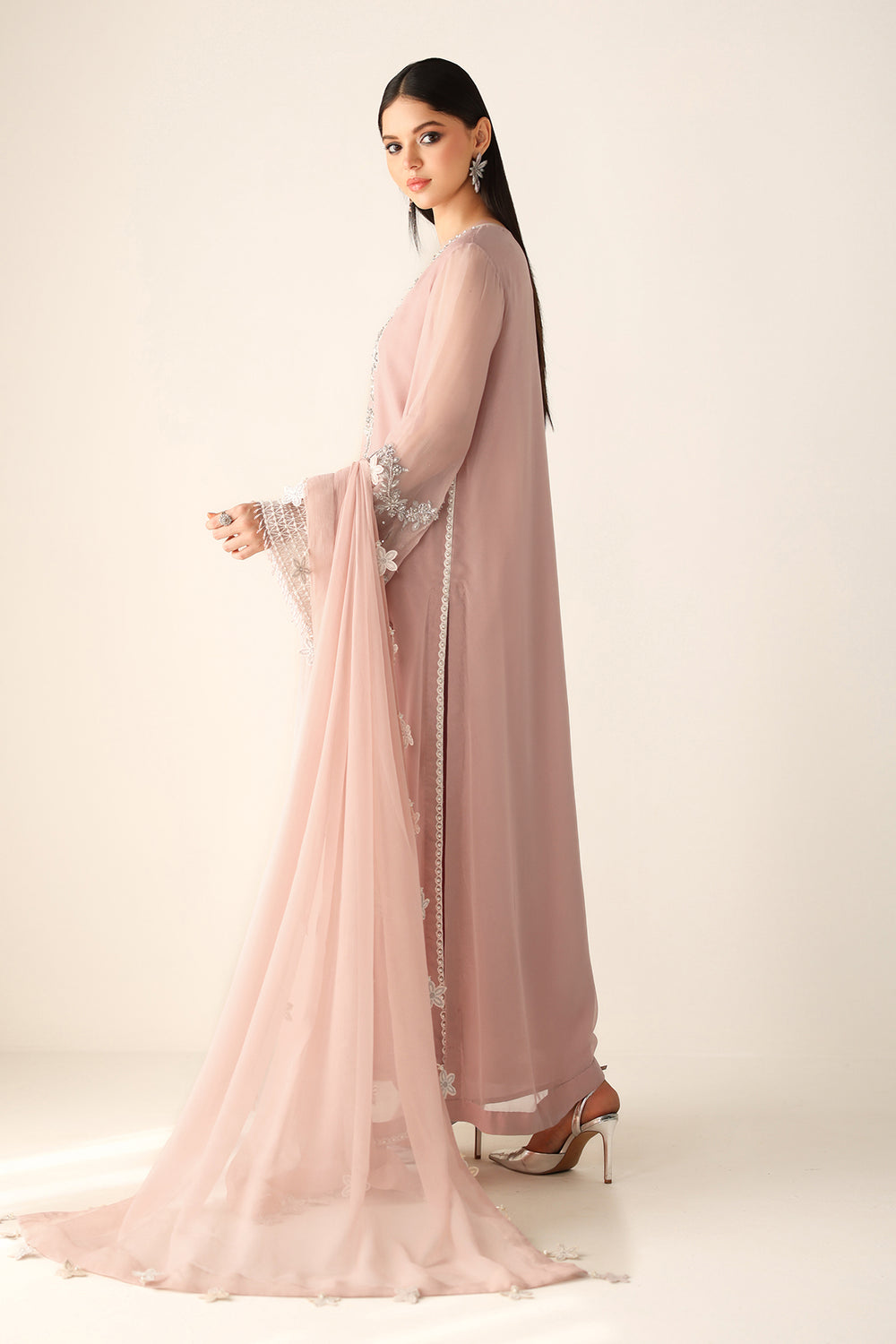 Baroque Peach Formal Collection Chiffon Replica - Image 2