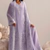 Afrozeh Mauve Cotton Collection Replica