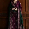 Batik Maroon Formal Cotton Collection Replica