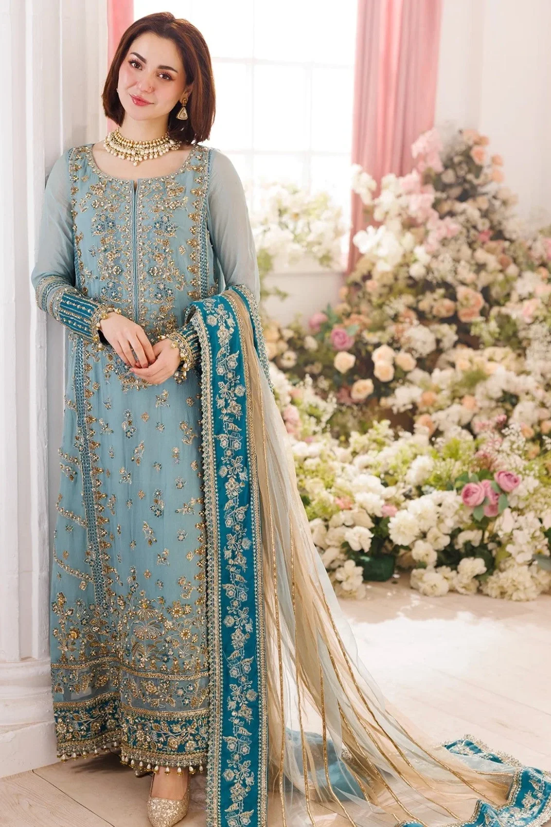 Charizma Seagreen Formal Collection Chiffon Replica