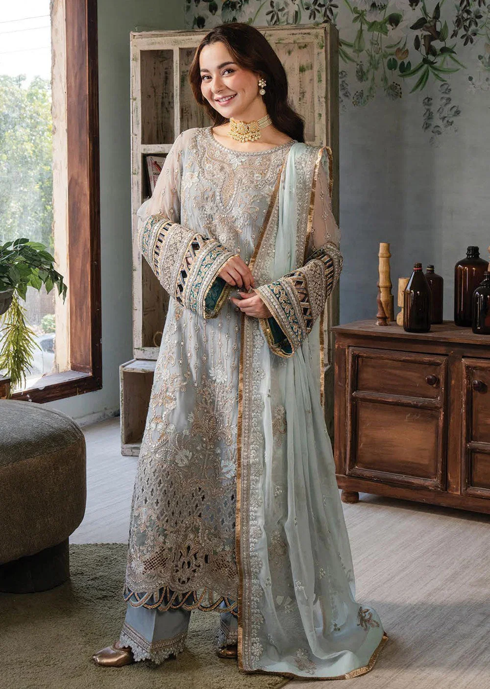 Imrozia Mint Formal Collection Chiffon Replica