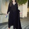 Aneela's Purple Formal Velvet Collection Replica