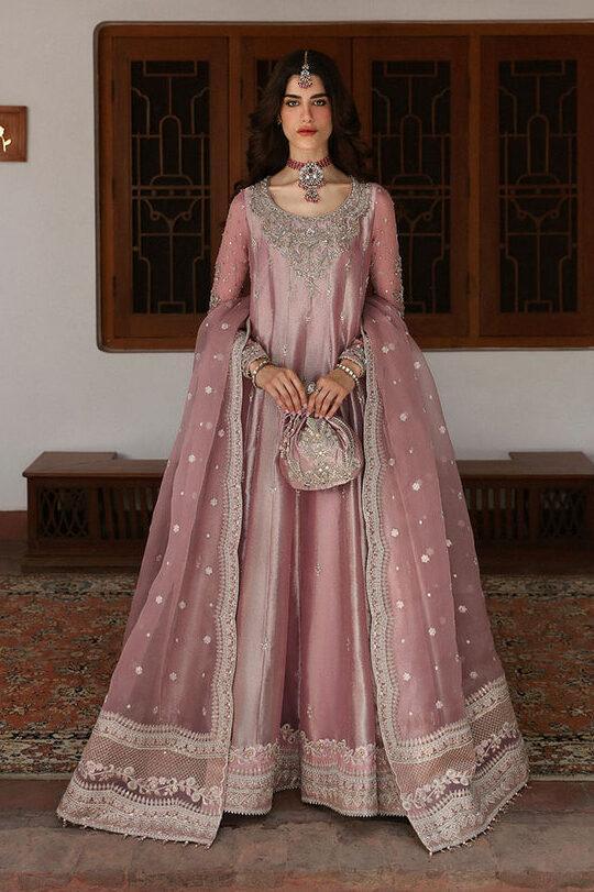 Faiza Saqlain Pink Formal Collection Maysori Maxi Replica