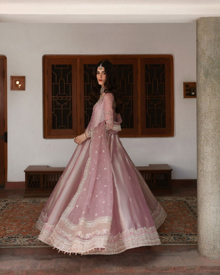 Faiza Saqlain Pink Formal Collection Maysori Maxi Replica - Image 3