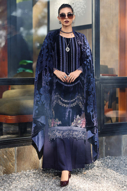 Maria B Winter Luxury Palachi Velvet Collection Replica