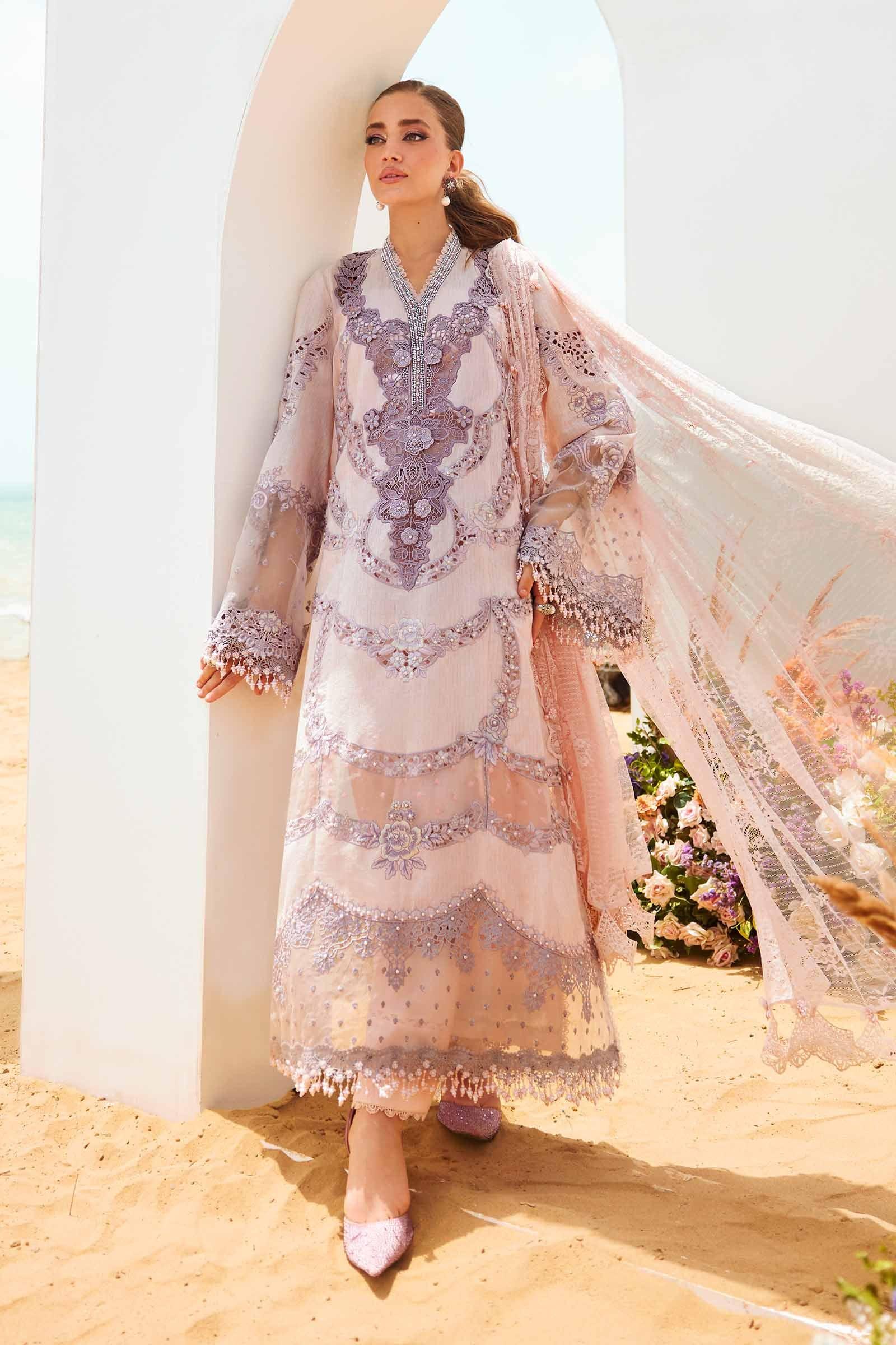 Maria B Baby Pink Luxury  Lawn Collection Replica