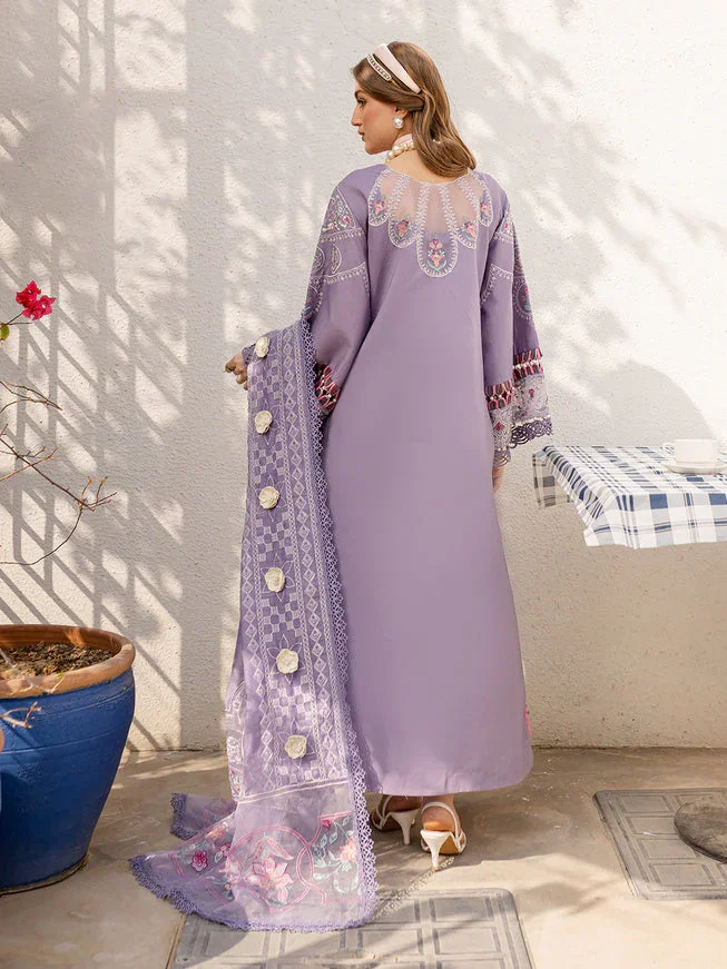 Alternative view of Monaco By Parishay Mauve Luxury Lawn Collection Replica