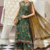 Maria B Bottle Green Printed Lawn Collection Replica