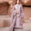 Bin Ilyas Mauve Luxury Lawn Collection Replica