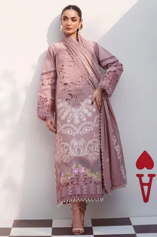 Alternative view of Parishay Pink Luxury Lawn Collection Replica