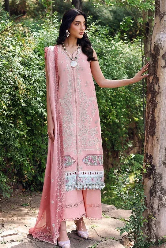 Republic Pink Luxury Lawn Collection Replica