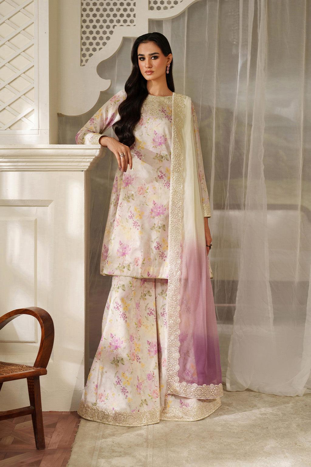 Alternative view of Iznik Skin Luxury Printed Lawn Collection Replica