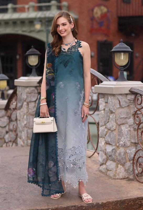 Noor By Sadia Asad Tie-Dye Luxury Lawn Collection Replica