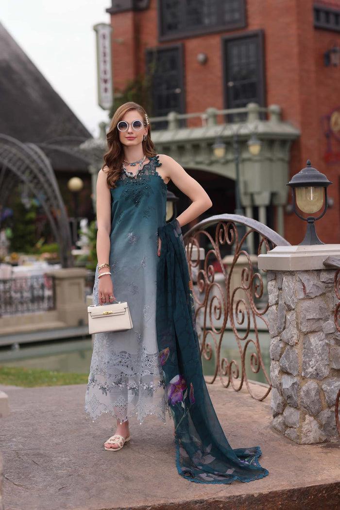 Alternative view of Noor By Sadia Asad Tie-Dye Luxury Lawn Collection Replica