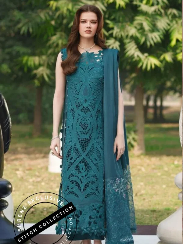 Shrenz 3 Piece Stitched Lawn Pret Collection