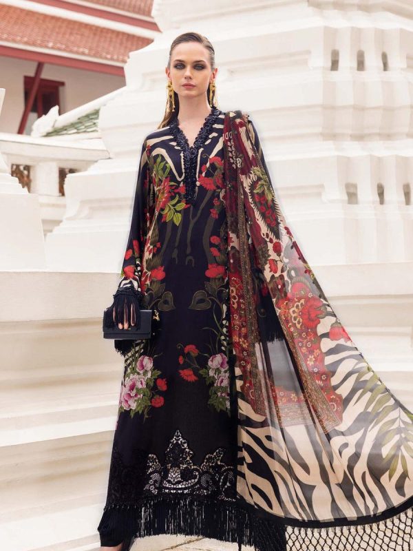 Maria B Black Luxury Bana Dora Collection Replica